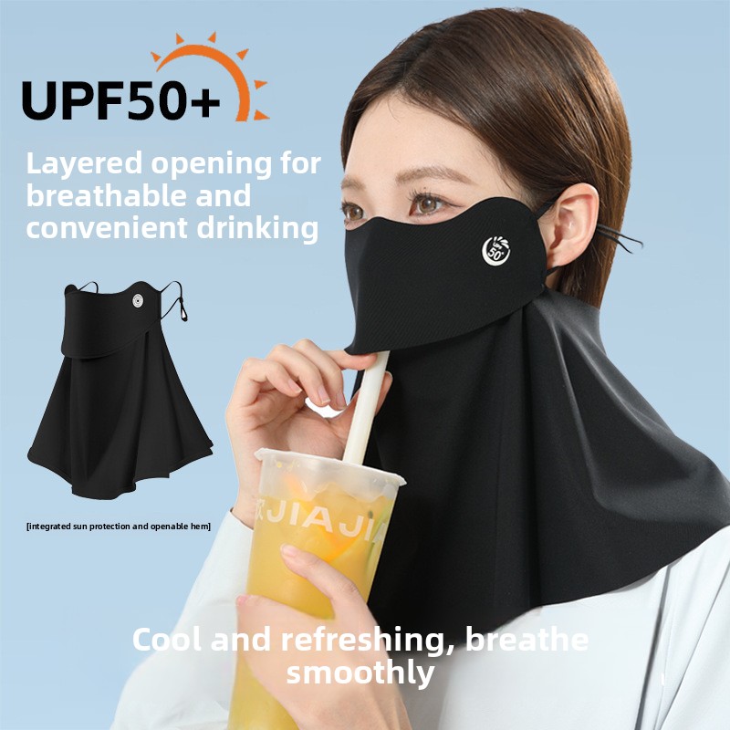 Drinking Water, Neck Protectio - Sports Mask Breathable ulasan dan harga