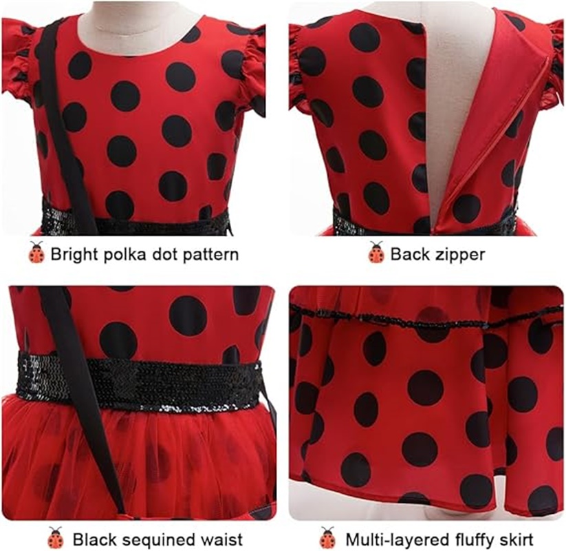Girls Cosplay Costume Polka Do - Kids Face Mask ulasan dan harga