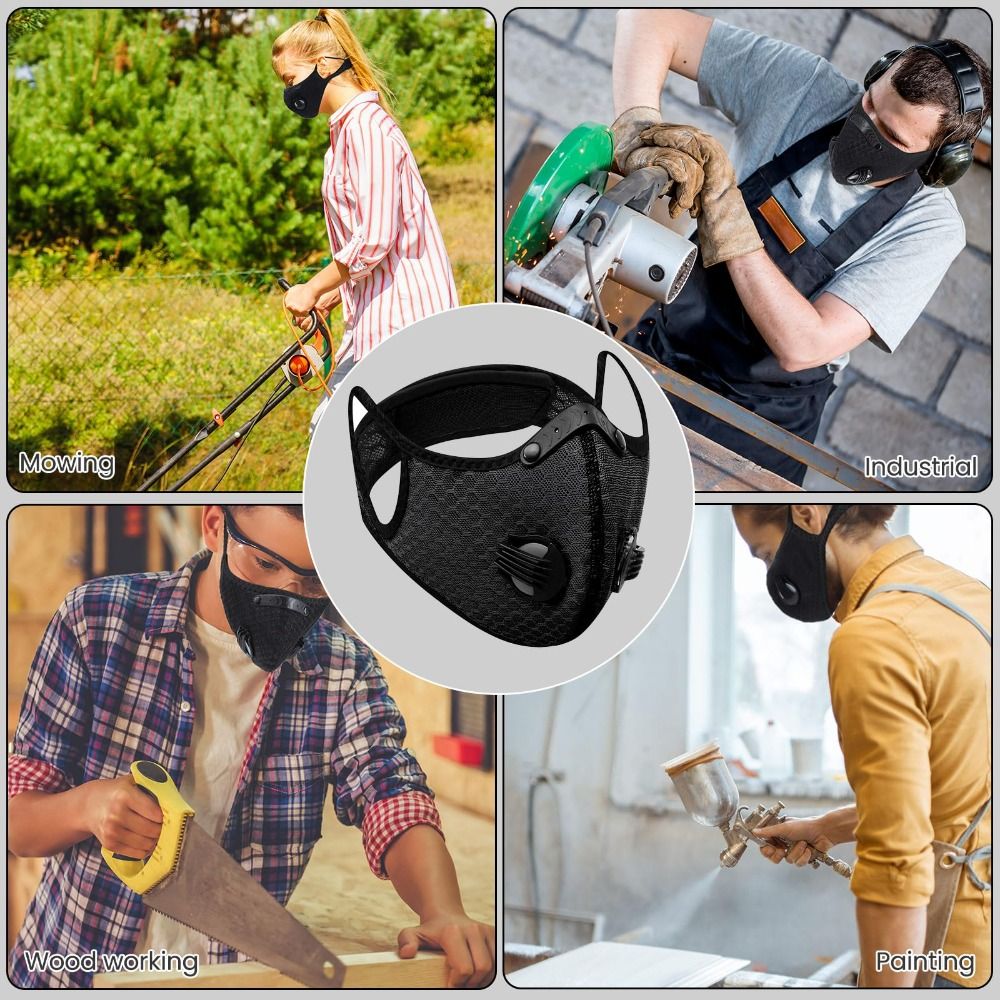 Breathable Ergonomic Dust Mask - Dust Mask Construction ulasan dan harga