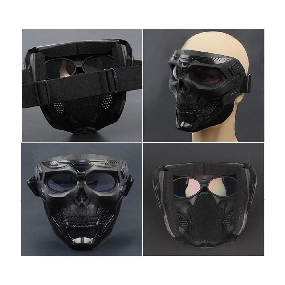 Creative Skull Motorcycle Ridi - Mask Lanyard Adjustable ulasan dan harga