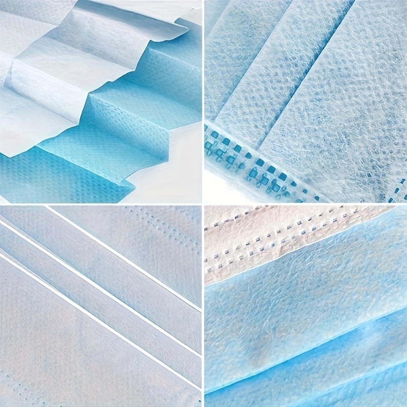 100Pcs Thick Blue Disposable P - Disposable Mask Blue ulasan dan harga