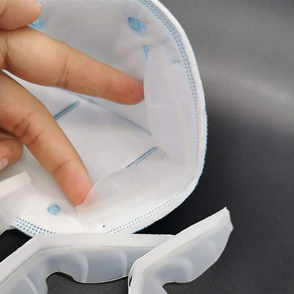 3D Mask Holder Clip, Nose Brid - Silicone Mask Bracket ulasan dan harga