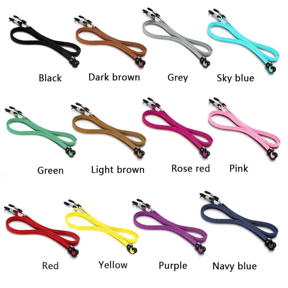 Adjustable Non-slip Leather Fa - Mask Lanyard Adjustable ulasan dan harga