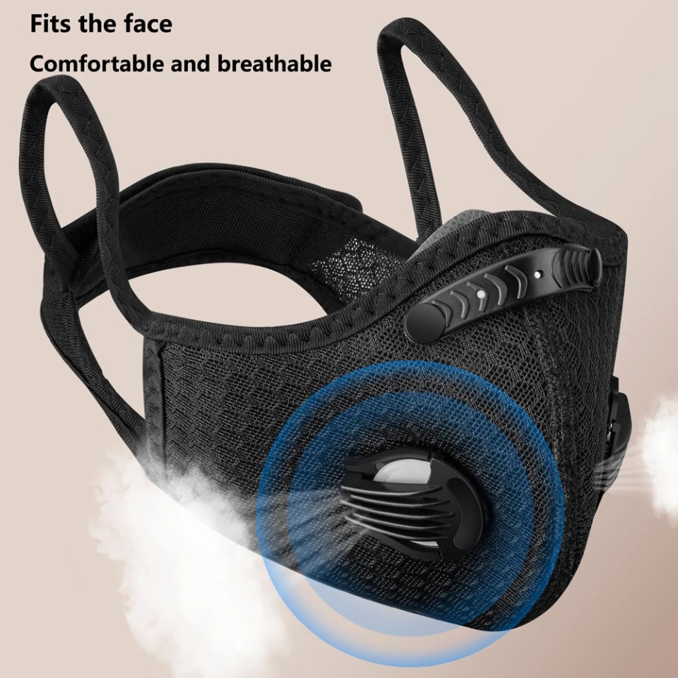 1PCS Cycling Mask With Activat - Dust Mask Construction ulasan dan harga