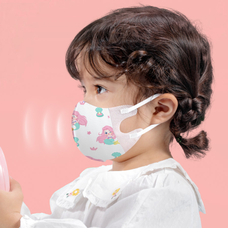30pcs 3D Face Mask Children Di - Kids Face Mask ulasan dan harga