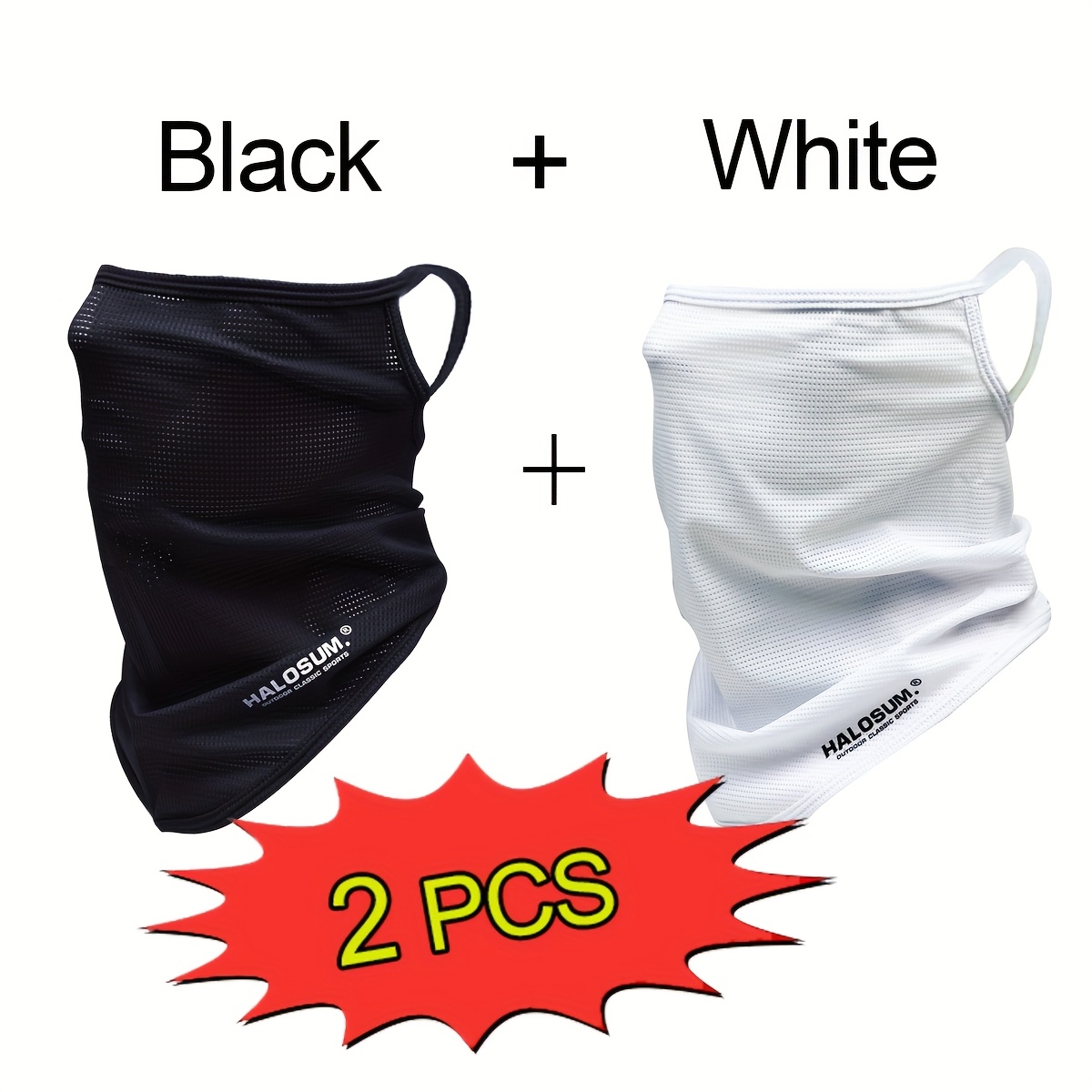 1/2Pcs Ice Silk Face Mask Brea - Kids Face Mask ulasan dan harga