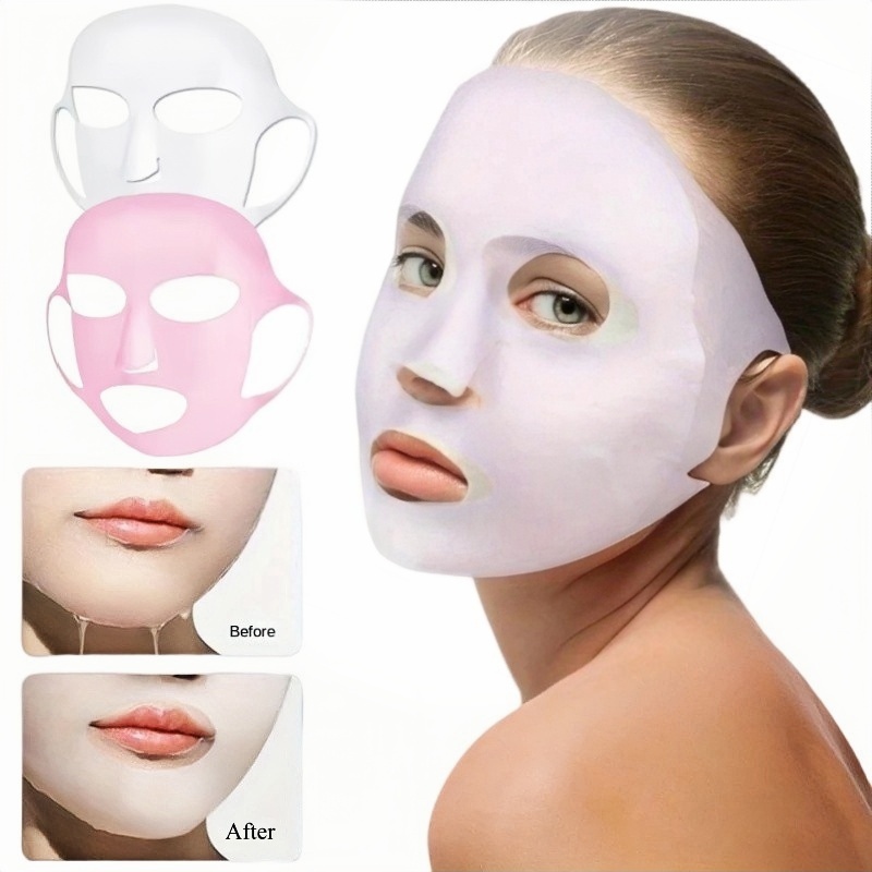 1/2PCS 3D Reusable Wrinkle Smo - Silicone Mask Bracket ulasan dan harga