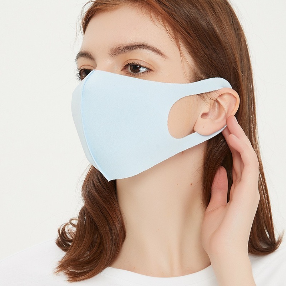 New Breathable Ice Silk Mask A - Kids Face Mask ulasan dan harga