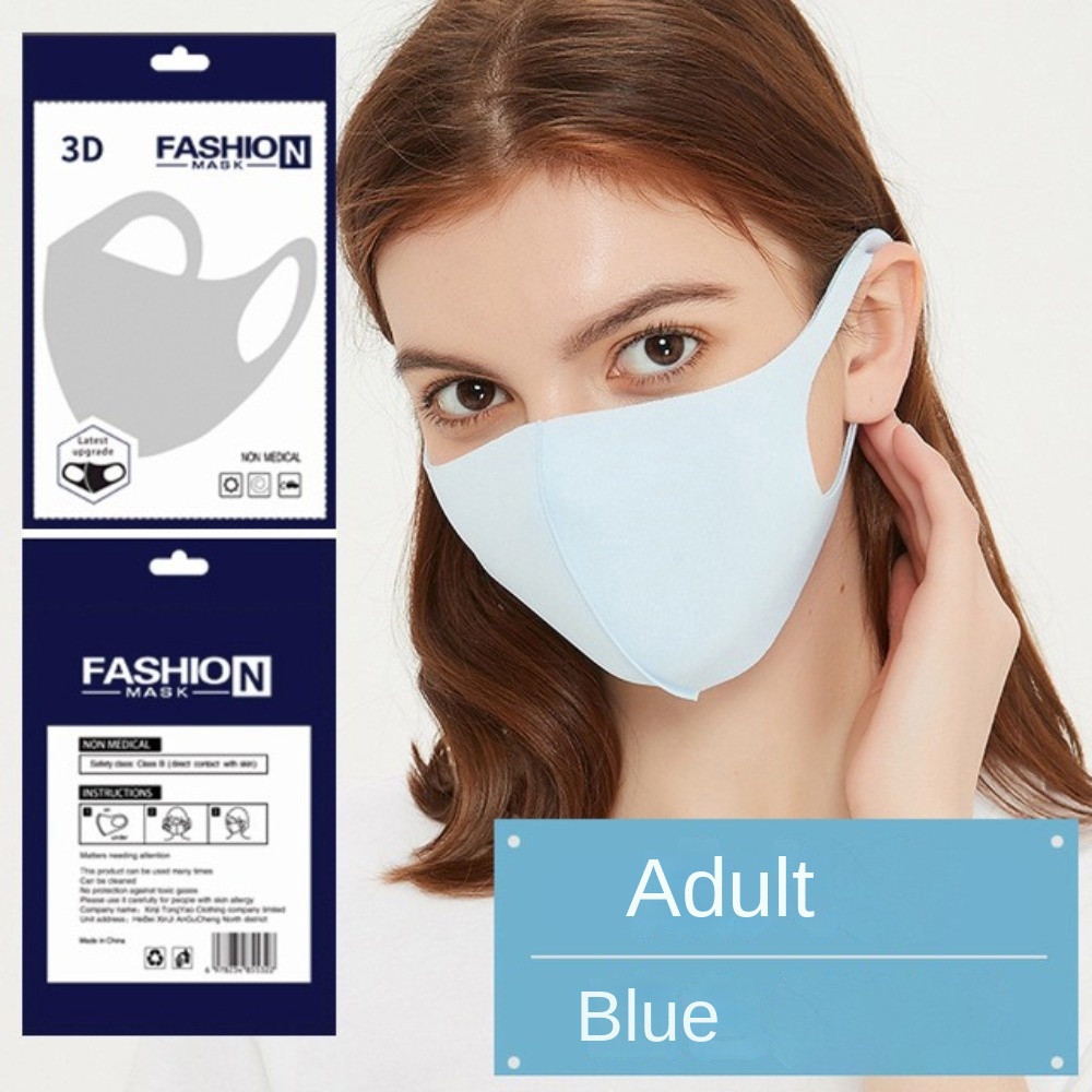 New Breathable Ice Silk Mask A - Kids Face Mask ulasan dan harga
