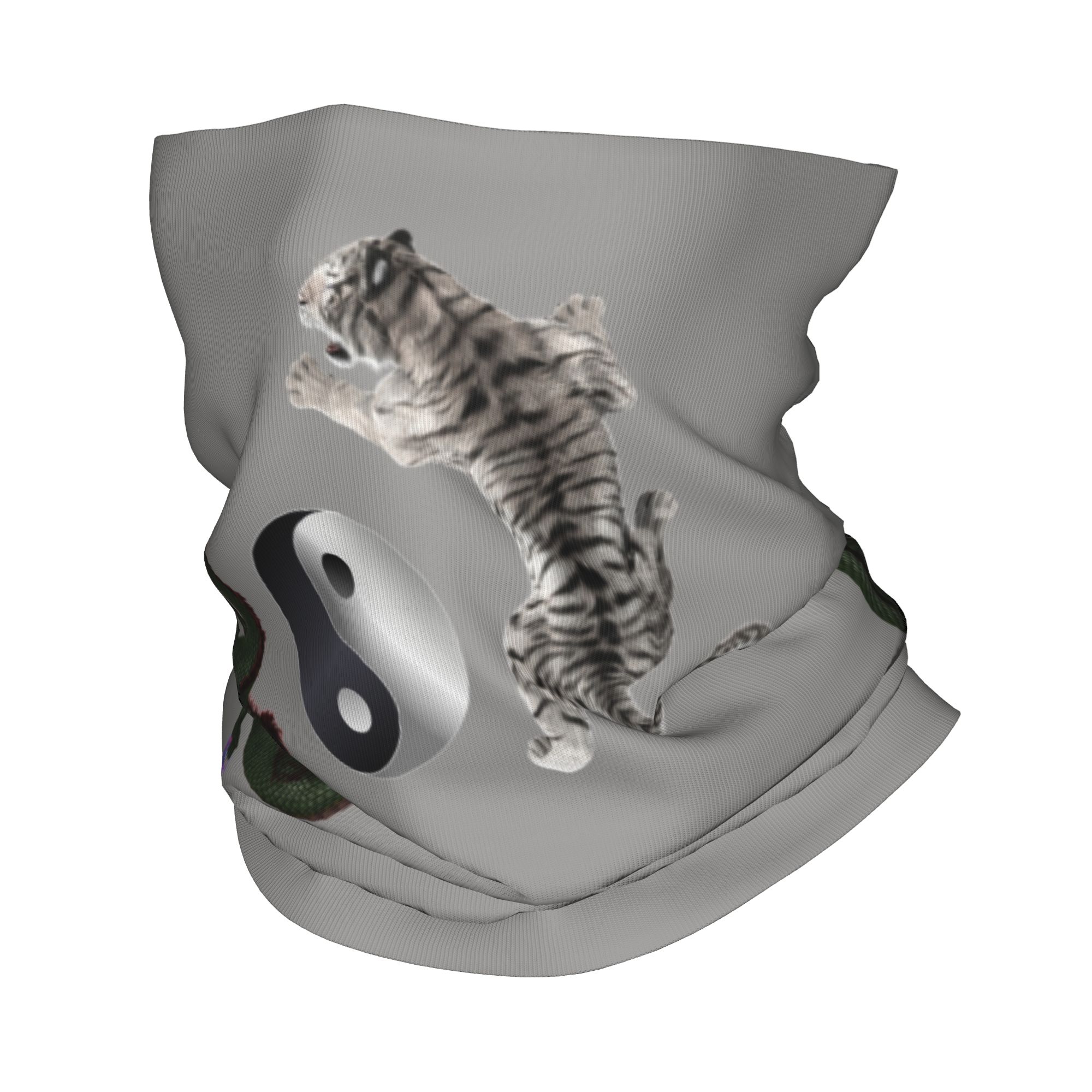 Custom Yin Yang Dragon and Tig - Neck Gaiter Face Cover ulasan dan harga